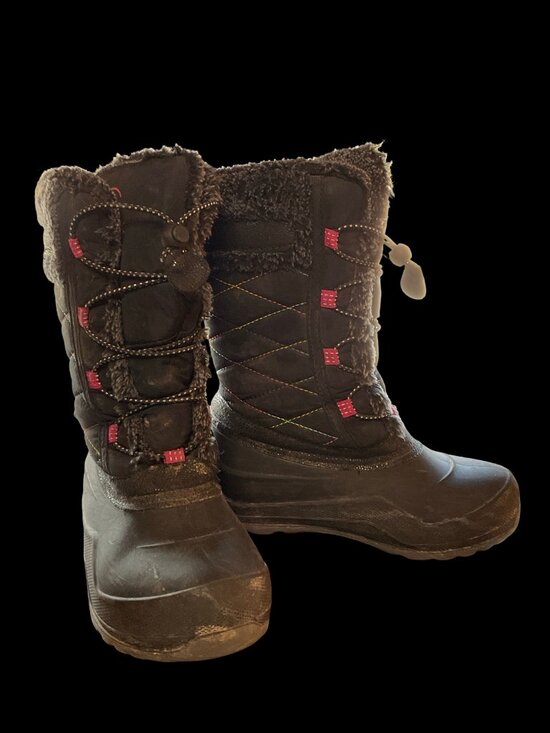 Kamik Other - Black Winter Boots w/ Rainbow Stitching